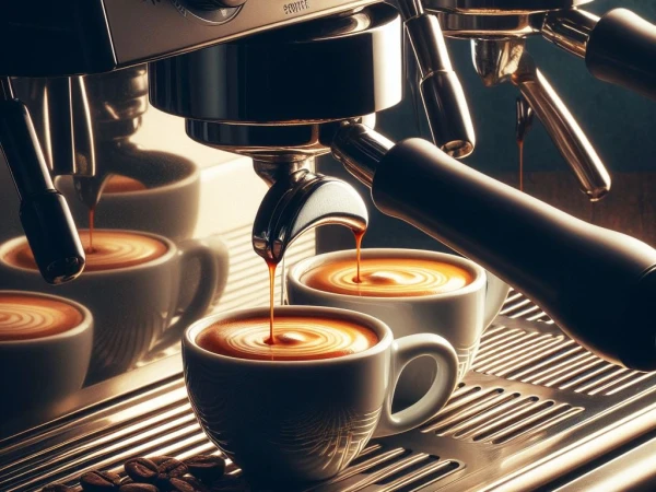 Mechine fresh coffee